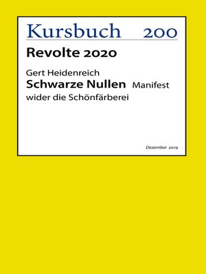 cover image of Schwarze Nullen